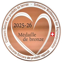 Médaille de Bronze — 17/20 au Concours suisse des produits du terroir