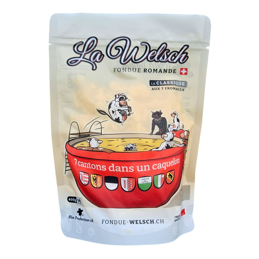 Paquet de fondue La Welsch Classique, aux 7 fromages